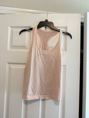 lululemon athletica Pale Pink Swiftly Tank - cropped